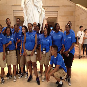 Group photo at museum Summer Program 2013