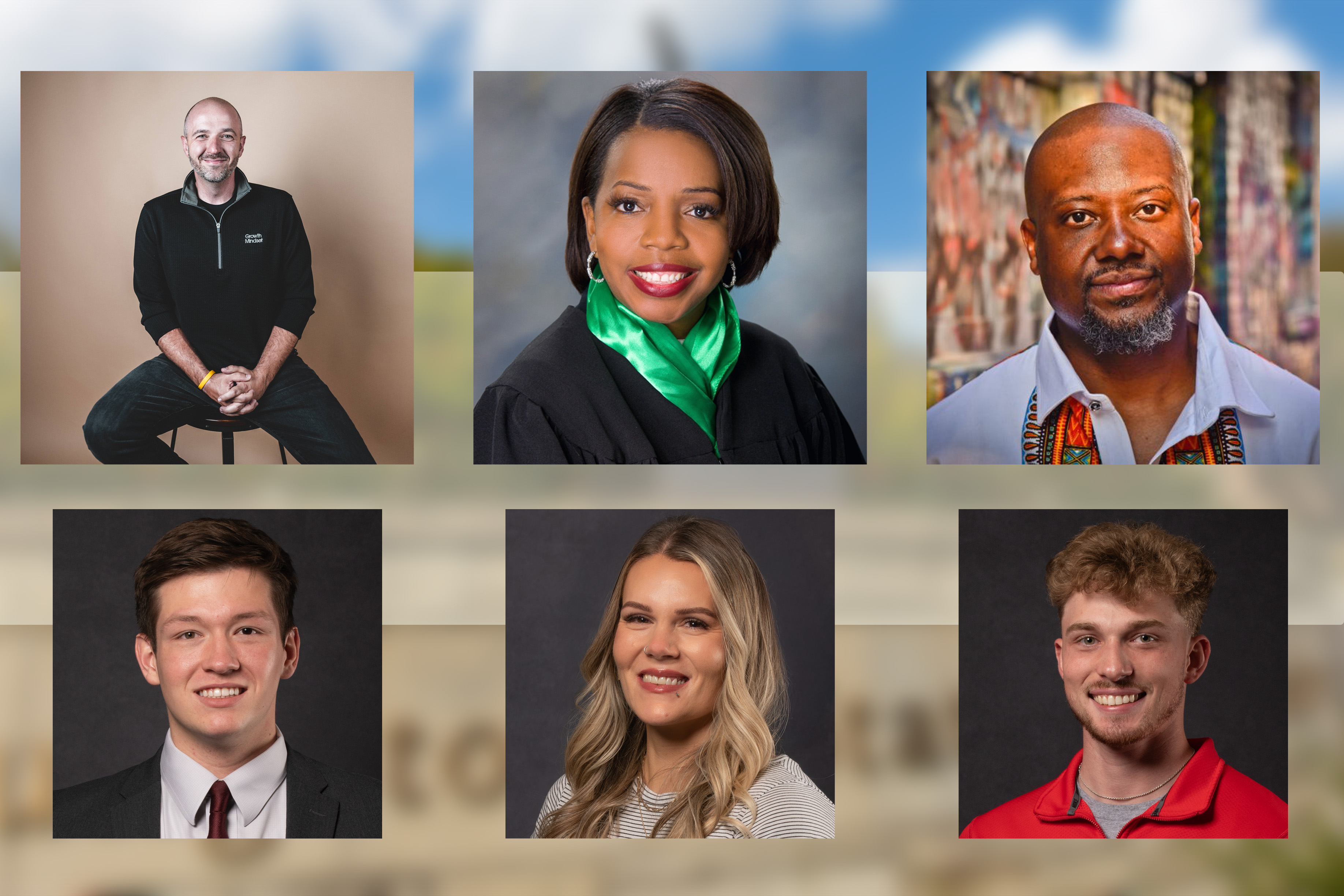 Headshots of all of the Fall 2025 Commencement Speakers