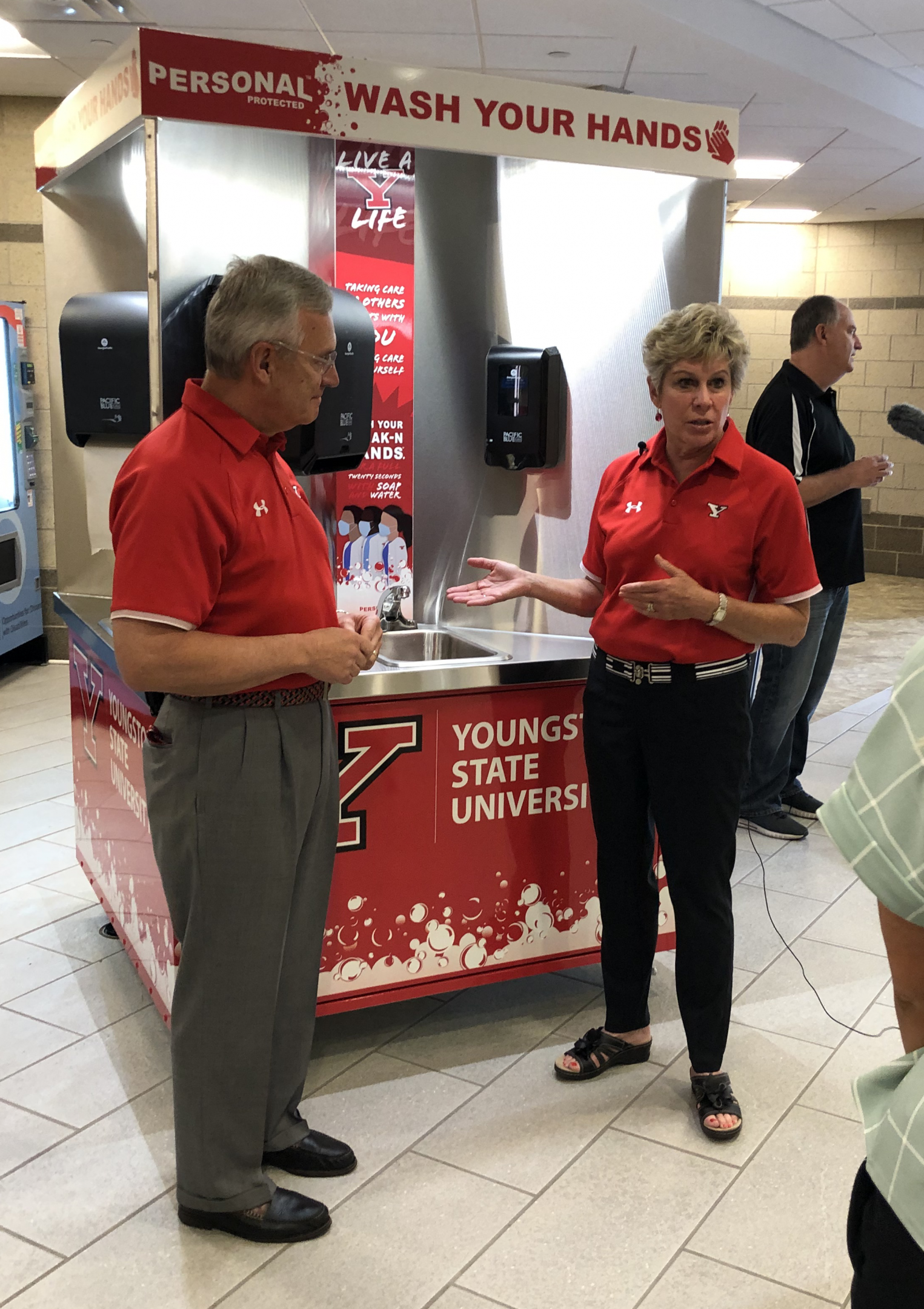 Handwashing units installed as YSU looks to Fall semester YSU