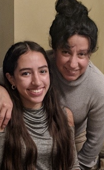 Daniella Mendel and mother Josefina