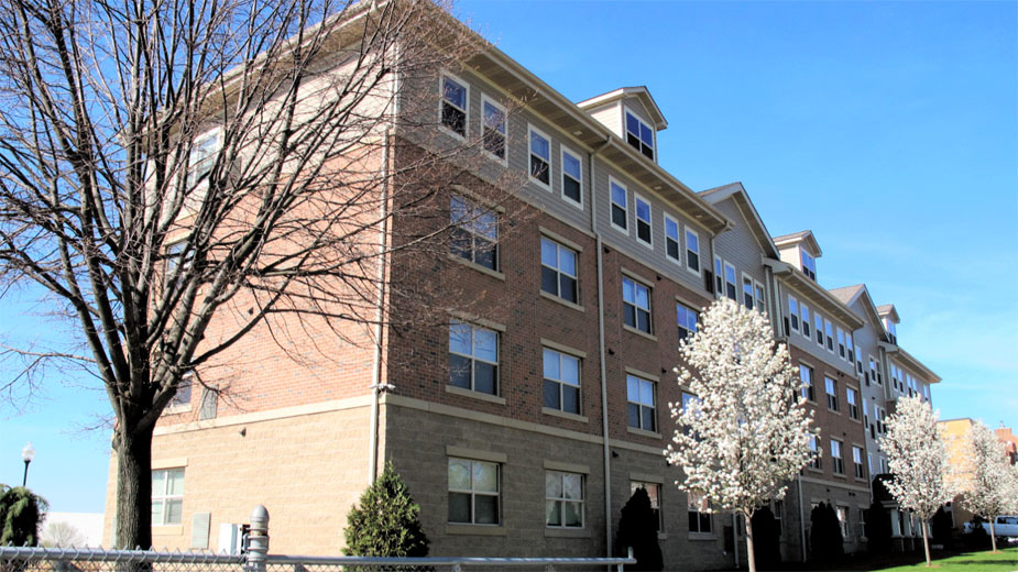 Apartment buildings at YSU 