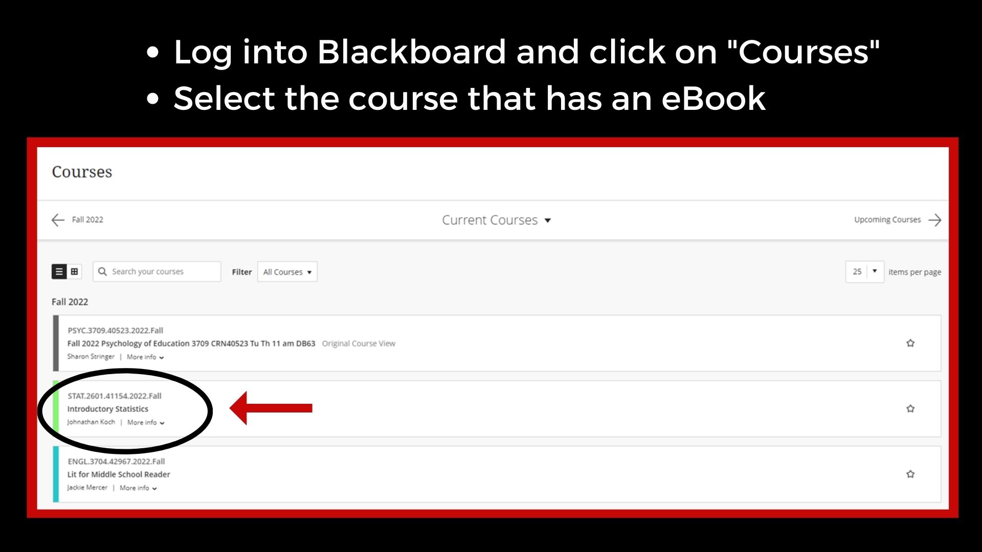 Select Course