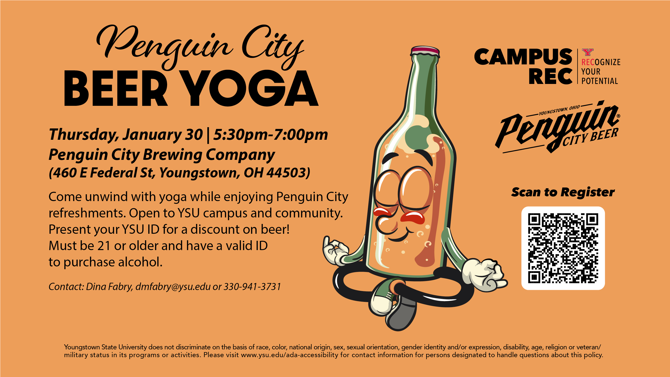 Penguin City Beer Yoga