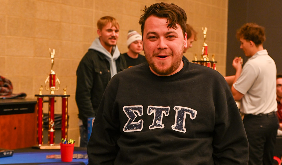 Happy Sigma Tau Gamma member