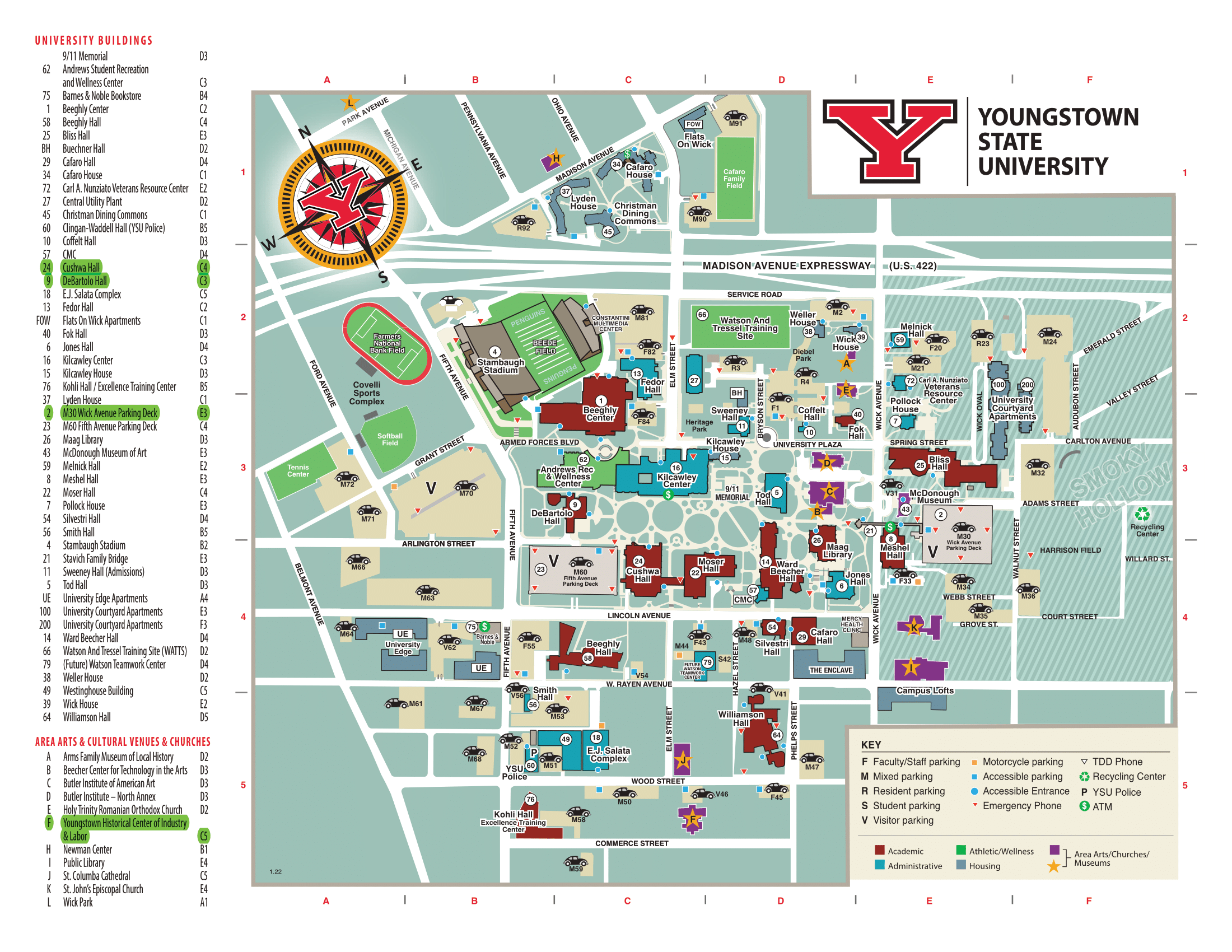 YSU Map