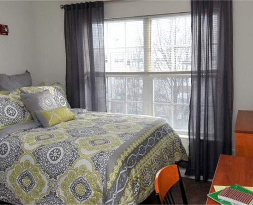 bed and desk
