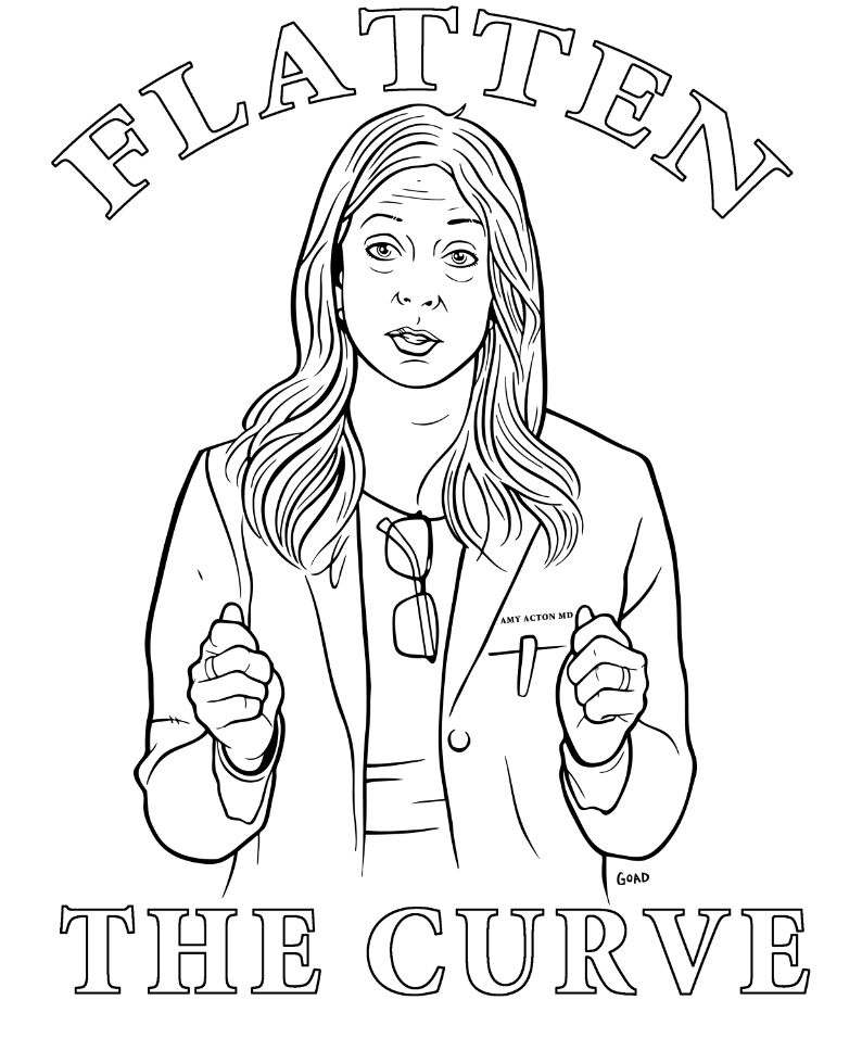 Dr. Acton coloring page