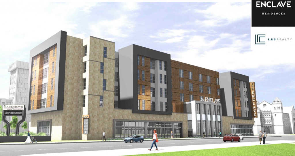 Rendering of Enclave Apartments 
