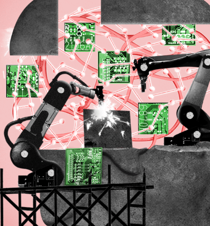 Graphic of Robotic Arms 