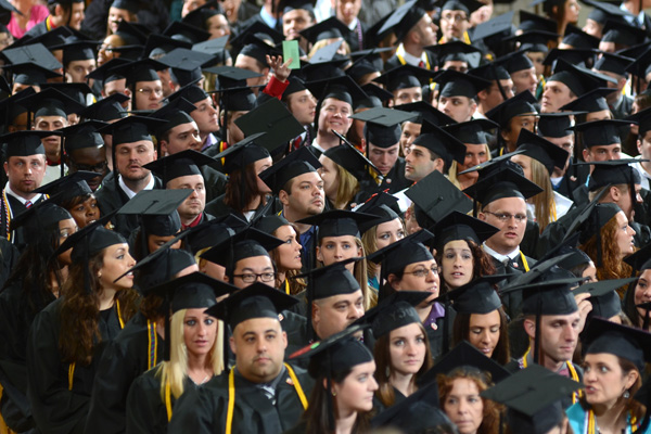 YSU students at Commencement 
