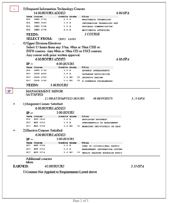 Complete a Degree Audit YSU