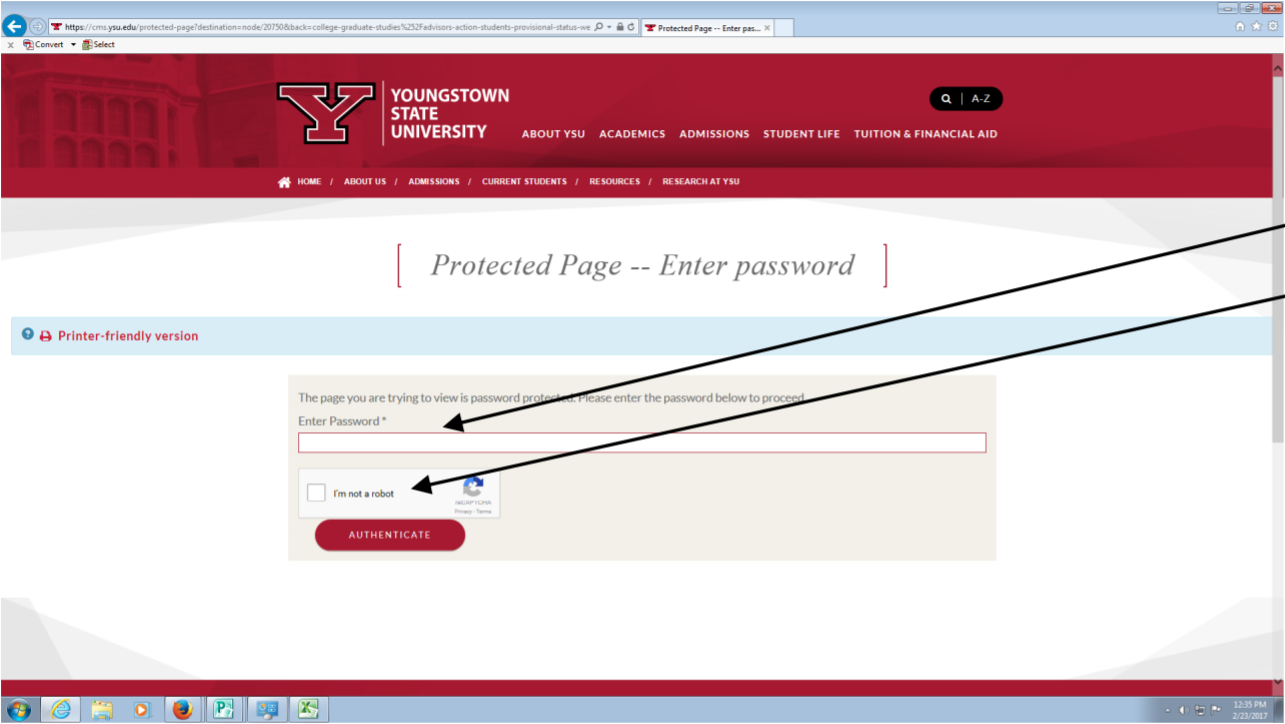 Protected Page