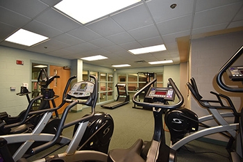 Cafaro House fitness area
