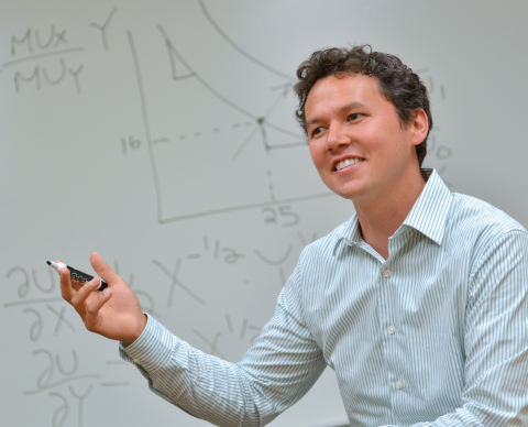 Photograph of Albert Sumell, professor of Economics