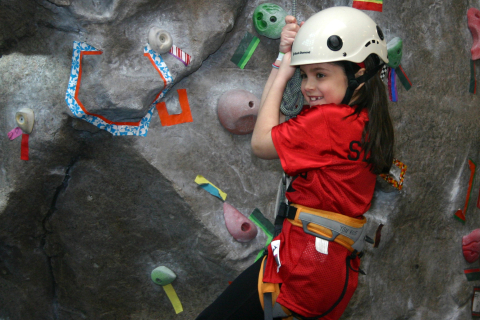 Rock Wall at campus rec