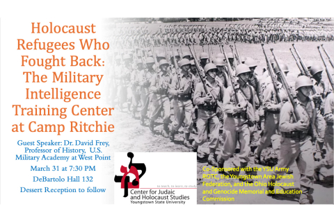 Holocaust Refugees who fought back flyer image