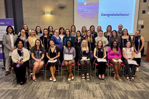 YSU nursing Sigma XiXi honor society inductees
