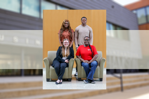 Danuneka Cargill, Tyrone Lindsey III, Aeryonnah Zura, and Talea Littrell