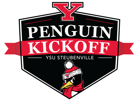 Logo:Penguin Kickoff YSU Steubenville with Pete the Penguin