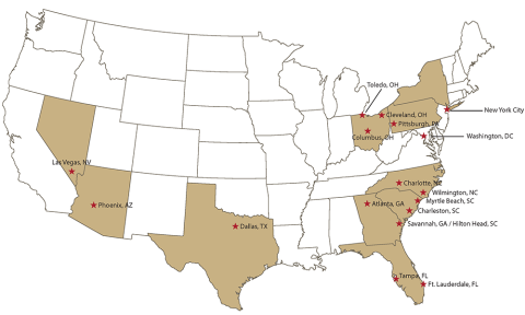Chapter Location Map