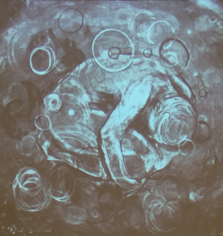 An image from David Belgrad's latest work at the McDonough Museum on campus.