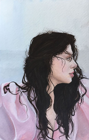 Artwork by Darby Miller of Mercer High School.