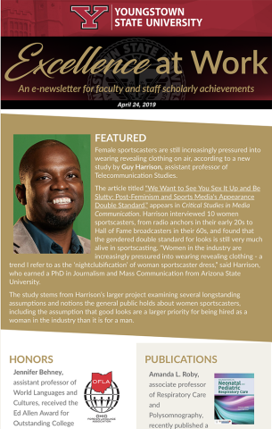 Thumbnail for Volume 1, Issue 3 of the Excellence at Work Newsletter