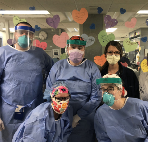 YSU alumni in Mercy Health ICU