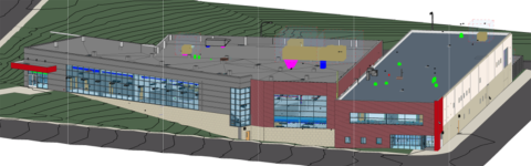 Rendering of building 