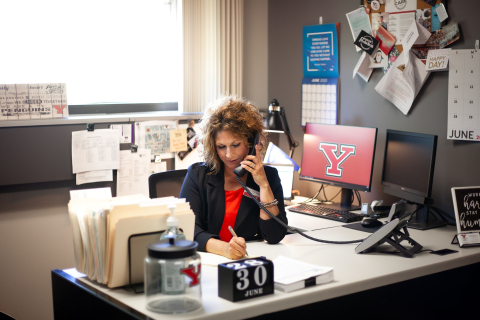 Nicole on the phone