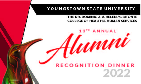 YSU the bitonte college of human & health services 13th annual alumni recognition dinner 2022