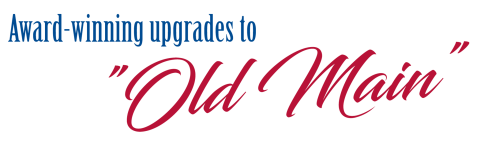 Award winning upgrades to "Old Main"