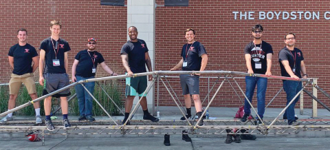 YSU student team steel bridge competition
