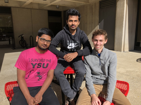 Subham Singh, Gyaneshwar Agrahari and Luke Hetzel.