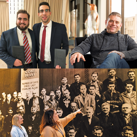 Three images from CLASS alumni stories