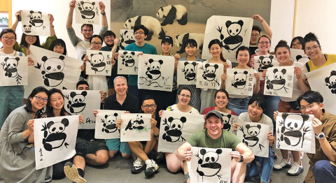 China study abroad trip participants