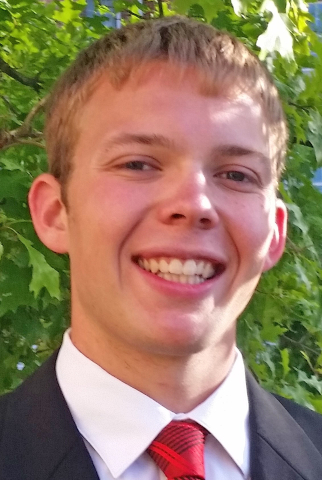Andrew Morgan of Fowler, Ohio, a senior at Youngstown State University
