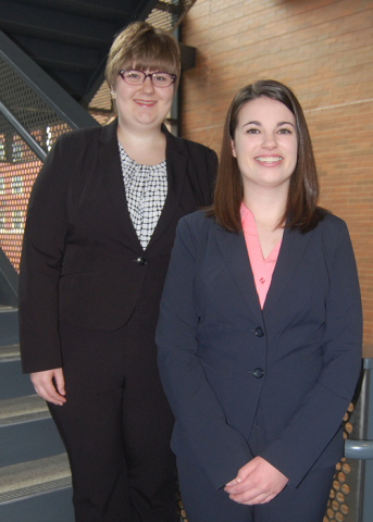 Amanda Macinga, left, and Nicole Pavlansky.