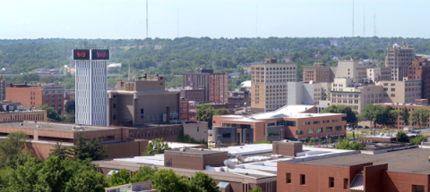 YSU Youngstown skyline