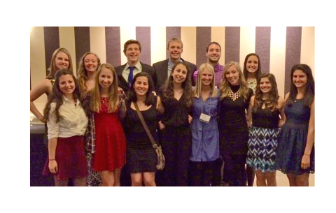 YSU Honors students who presented at the 2016 NCHC conference. Top row, from left: Greta Frost, Lexi