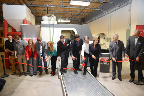 hometown ribbon cutting 