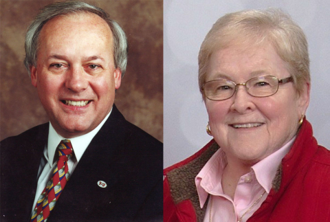 Joe Edwards and K.J. Satrum the 2017 Heritage Award Recipients
