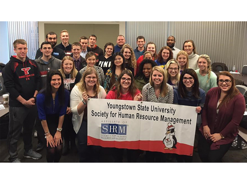 YSU’s student chapter of the Society for Human Resource Management