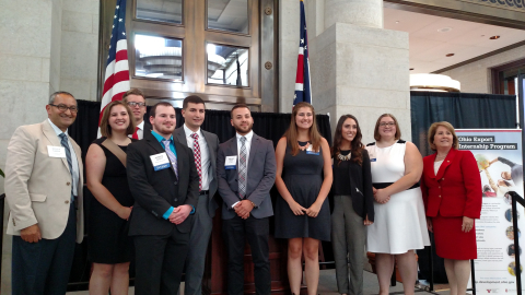 2017 Ohio Export Internship Program participants