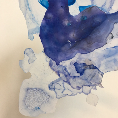 Soundscape mixed media piece