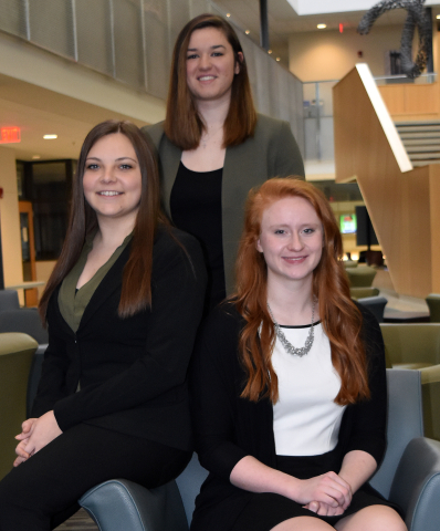 Lea Long, Morgan Olson and Kelley Wright