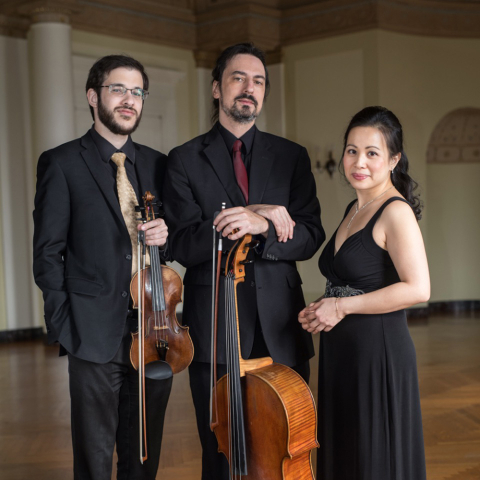 Members of the Dana Piano Trio