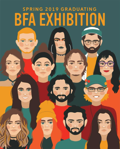 Spring 2019 Grad BFA graphic 
