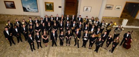 The Youngstown State University Wind Ensemble and the 2019 YSU High School Side-By-Side Honors Wind 
