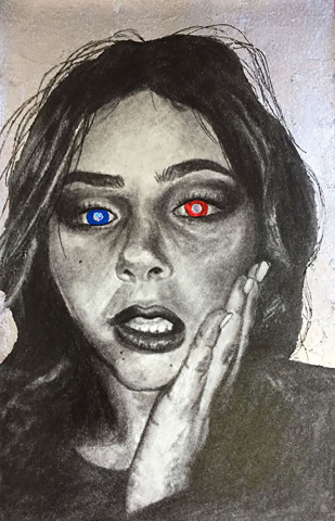Artwork by Maura Guerrier of Canfield High School.